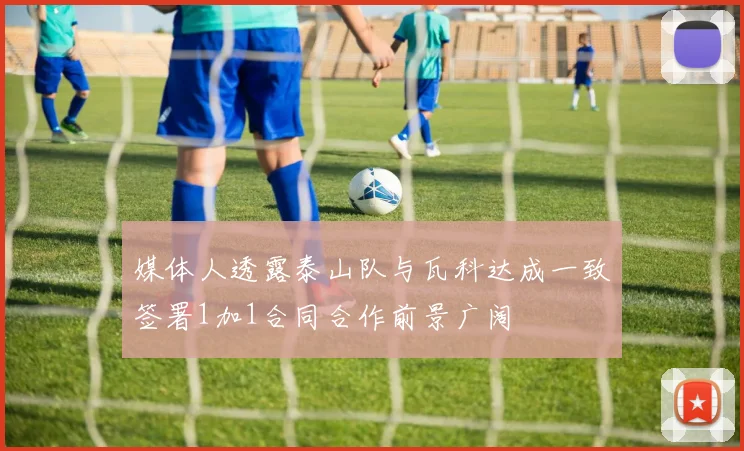 媒体人透露泰山队与瓦科达成一致签署1加1合同合作前景广阔